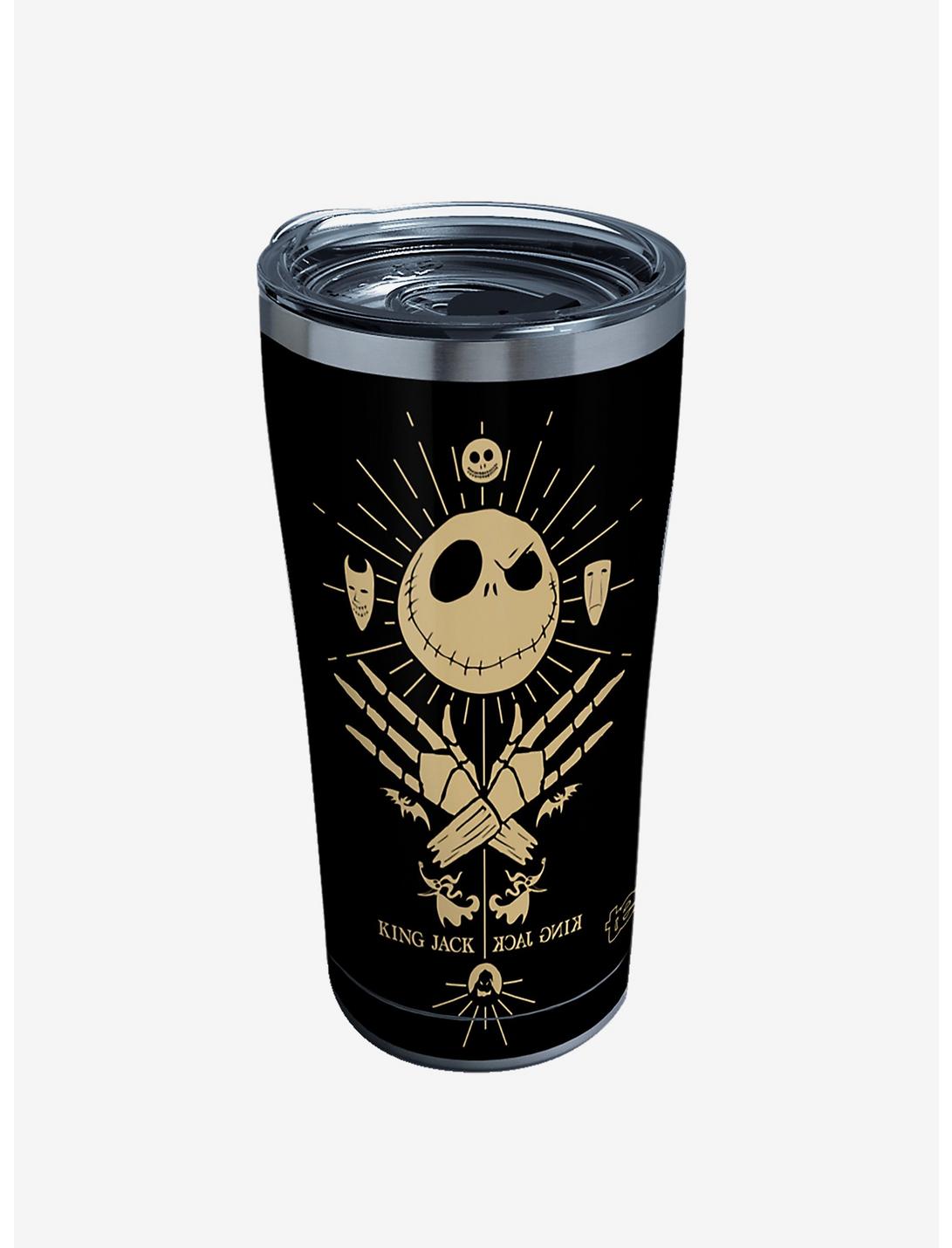 The Nightmare Before Christmas King Jack 20oz Stainless Steel Tumbler With Lid, , hi-res