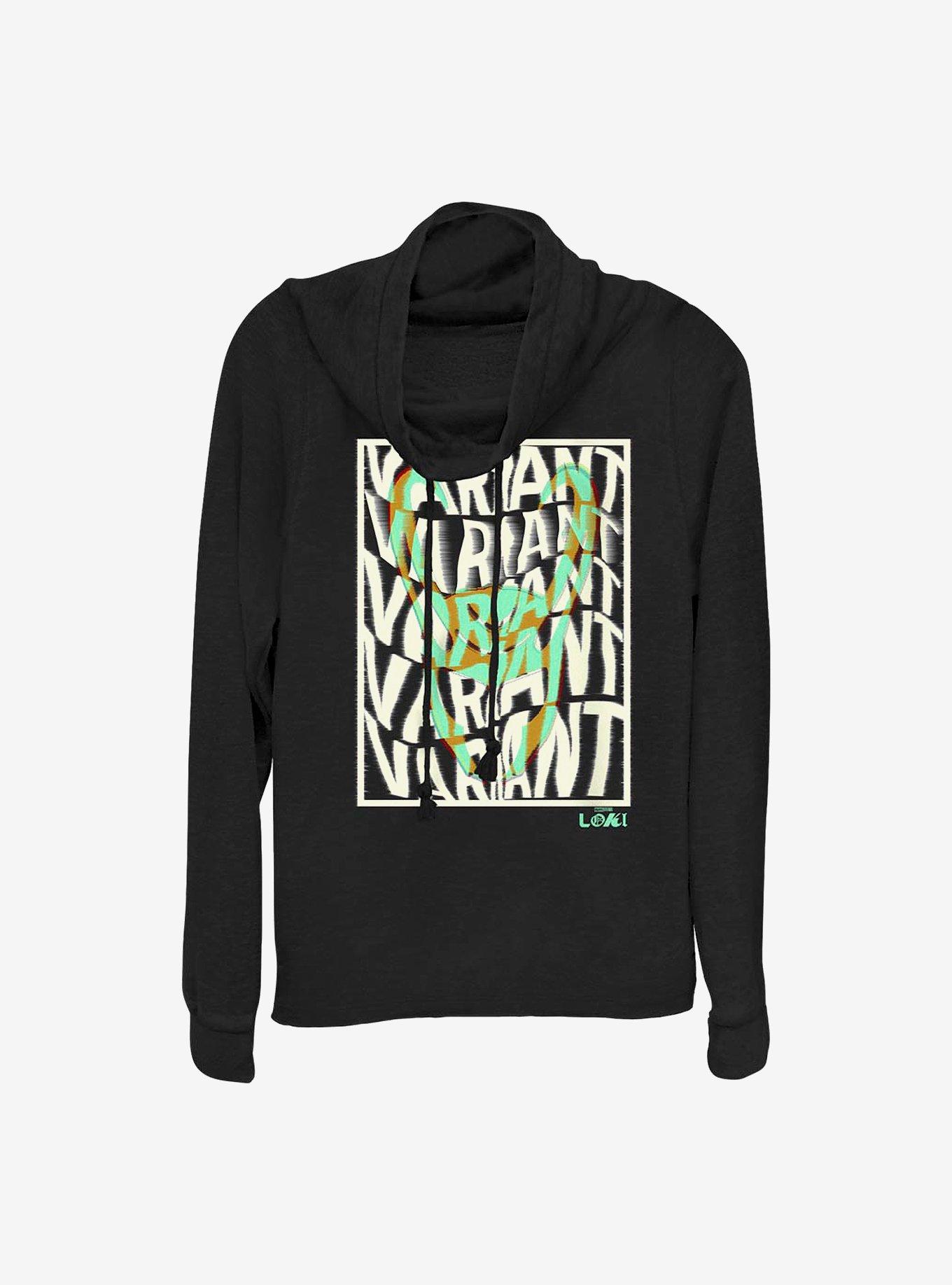Marvel Loki Variant Cowlneck Long-Sleeve Girls Top