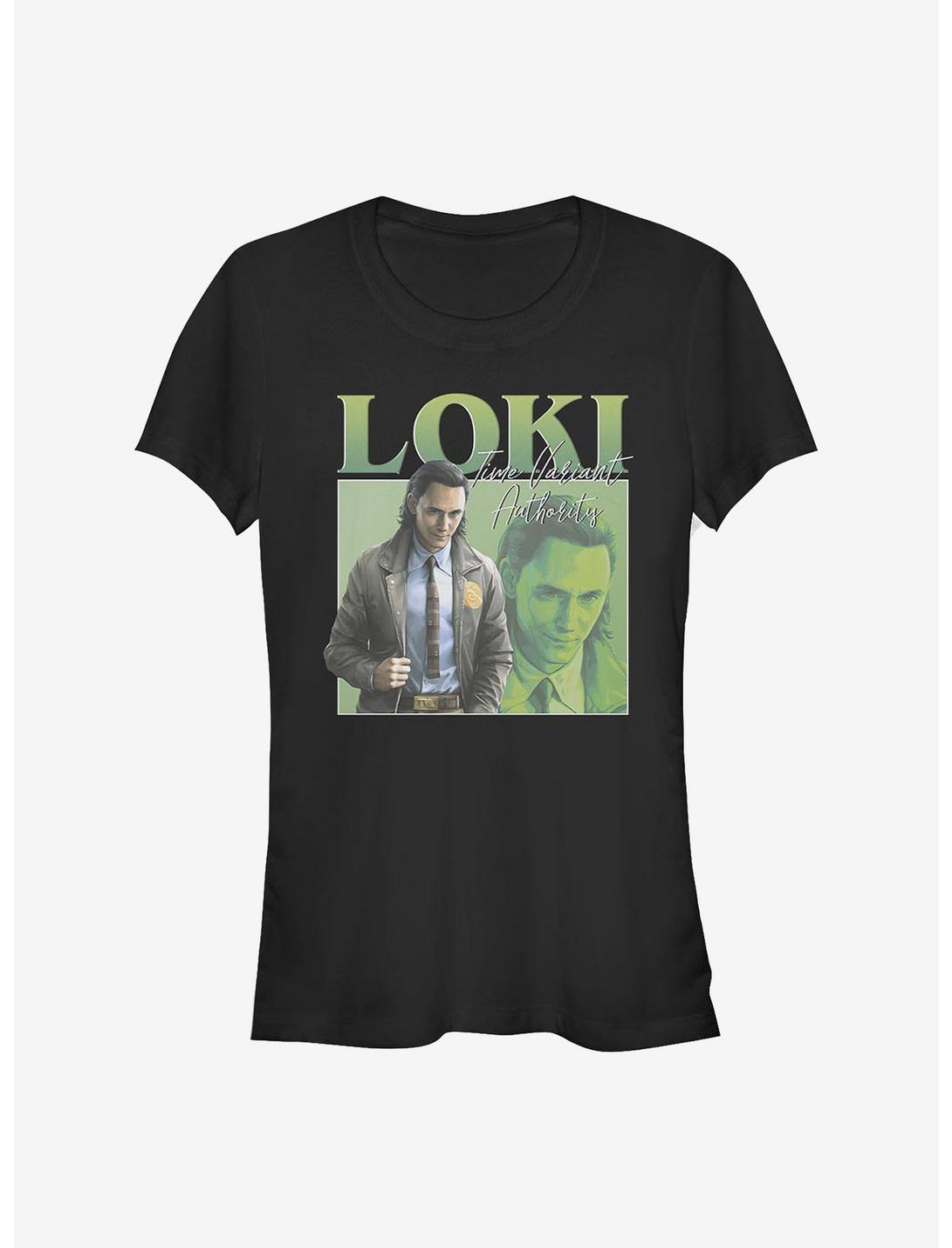 Marvel Loki Time Variant Authority Girls T-Shirt, BLACK, hi-res