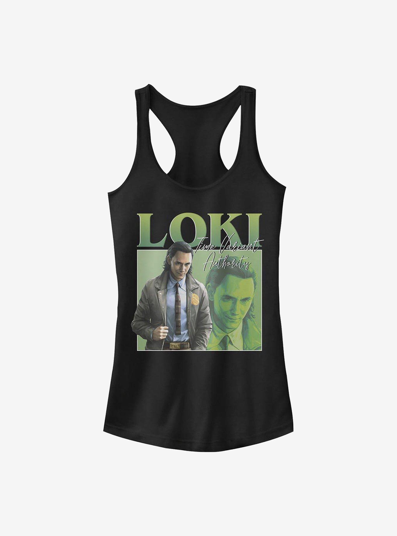 Marvel Loki Time Variant Authority Girls Tank, BLACK, hi-res