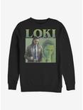 Marvel Loki Time Variant Authority Crew Sweatshirt, BLACK, hi-res