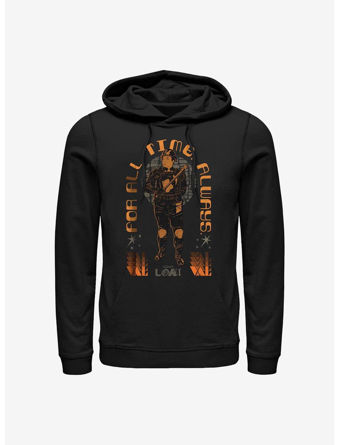 Marvel Loki For All Time. Always. Features Hunter B-15 Hoodie, BLACK, hi-res