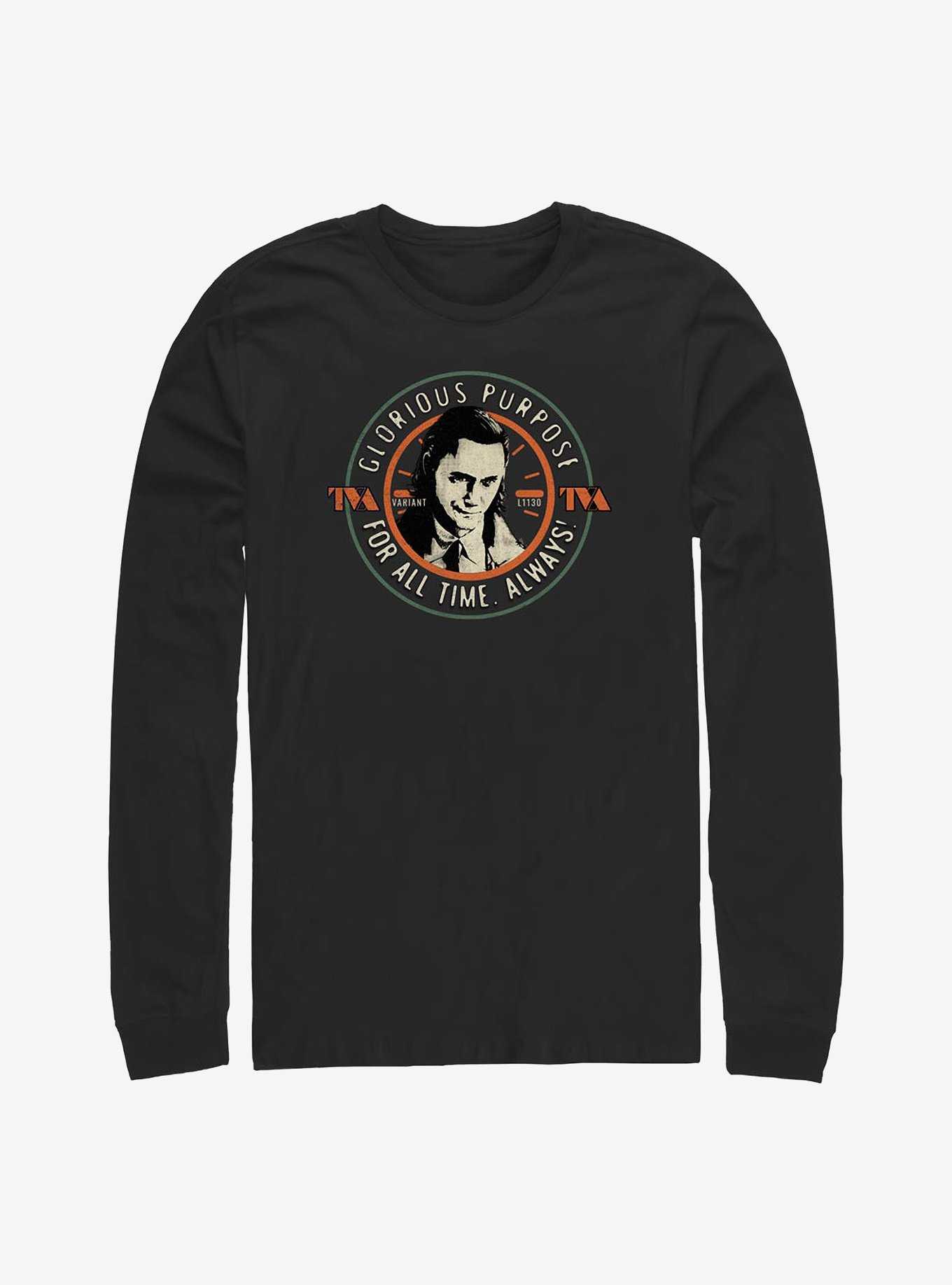 Marvel Loki Glorious Purpose For All Time Long-Sleeve T-Shirt, , hi-res