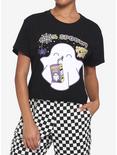 Ghost Spooky Juice Girls Crop T-Shirt, MULTI, hi-res