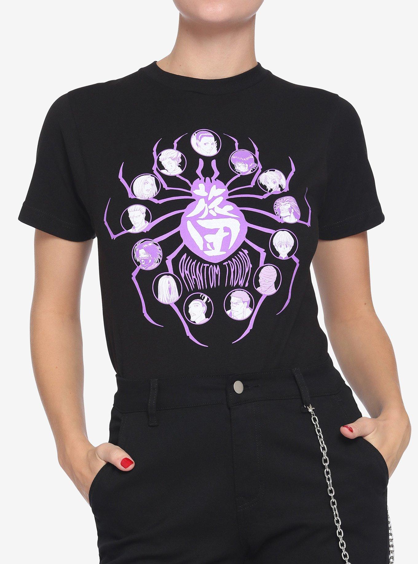 Hunter X Hunter Twelve-Legged Spider Boyfriend Fit Girls T-Shirt, PURPLE, hi-res