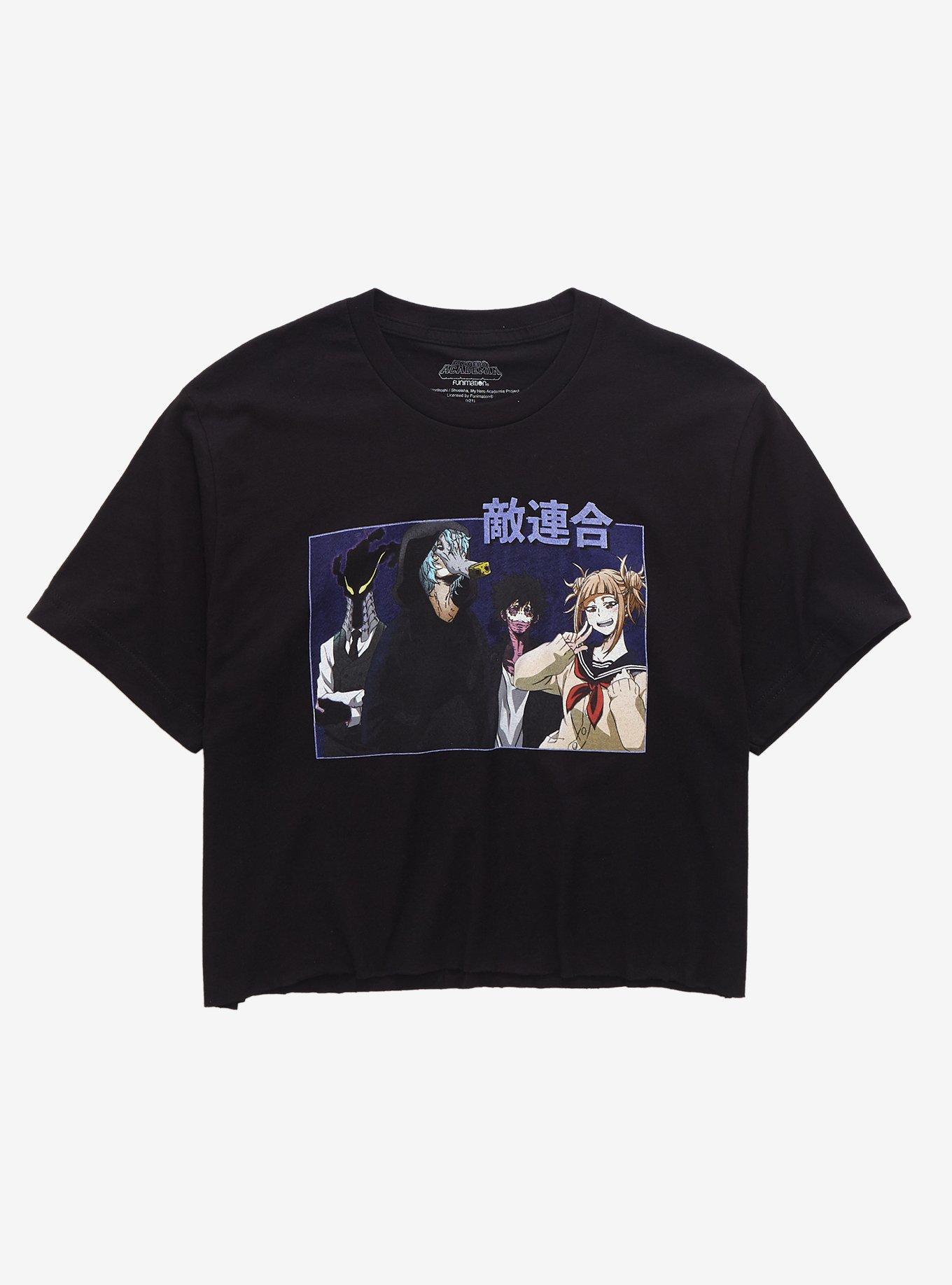 My Hero Academia Villains Girls Boxy Crop T-Shirt, PURPLE, hi-res