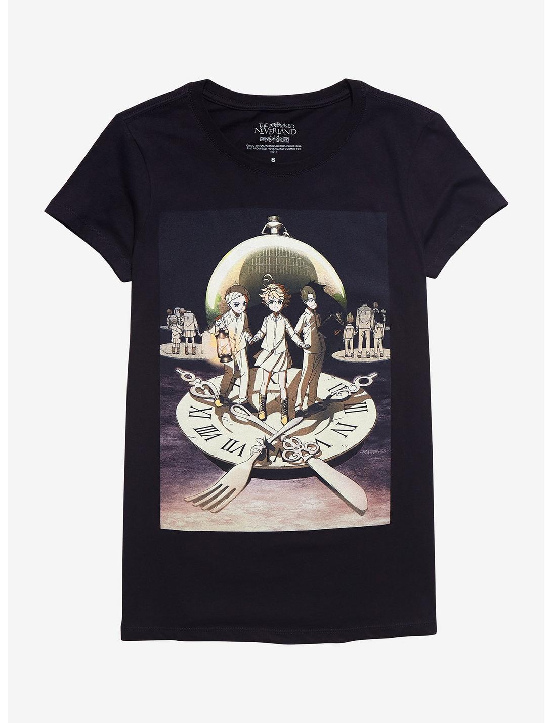 The Promised Neverland Silverware Boyfriend Fit Girls T-Shirt, MULTI, hi-res