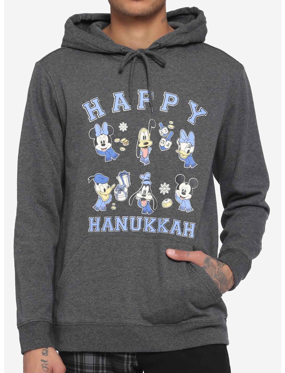 Disney Holiday Hanukkah Hoodie, GREY, hi-res