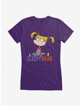 Rugrats Angelica Sleepy Head Girls T-Shirt, PURPLE, hi-res