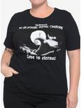 The Nightmare Before Christmas Love Is Eternal Girls T-Shirt Plus Size, MULTI, hi-res