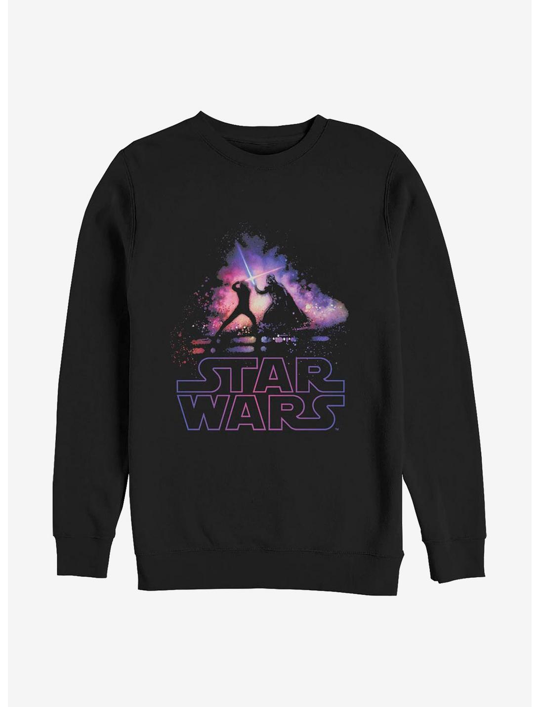 Star Wars Crossing Sabers Crew Sweatshirt, BLACK, hi-res