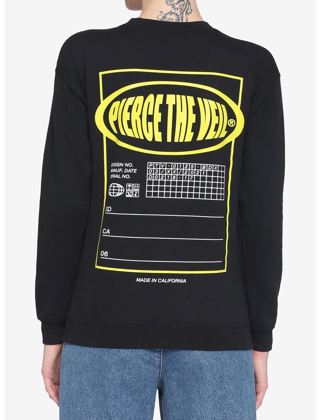 Pierce The Veil Logo Girls Sweatshirt, BLACK, hi-res