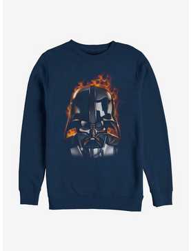 Star Wars Darth Vader With Flames Crew Sweatshirt, , hi-res