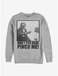 Star Wars Don't You Dare Pinch Me Crew Sweatshirt, ATH HTR, hi-res