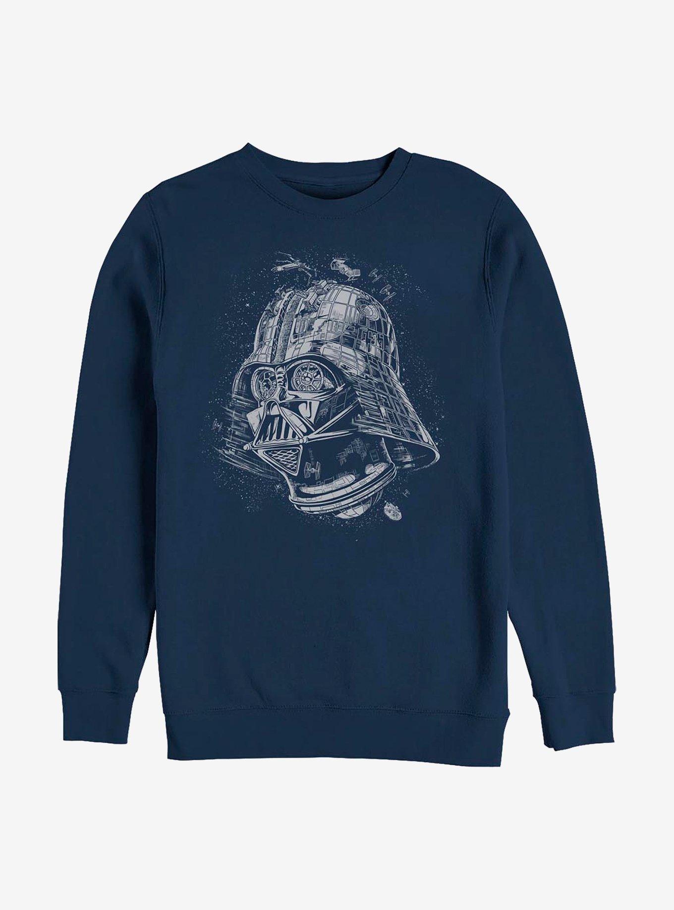 Star Wars Darth Star Crew Sweatshirt, NAVY, hi-res