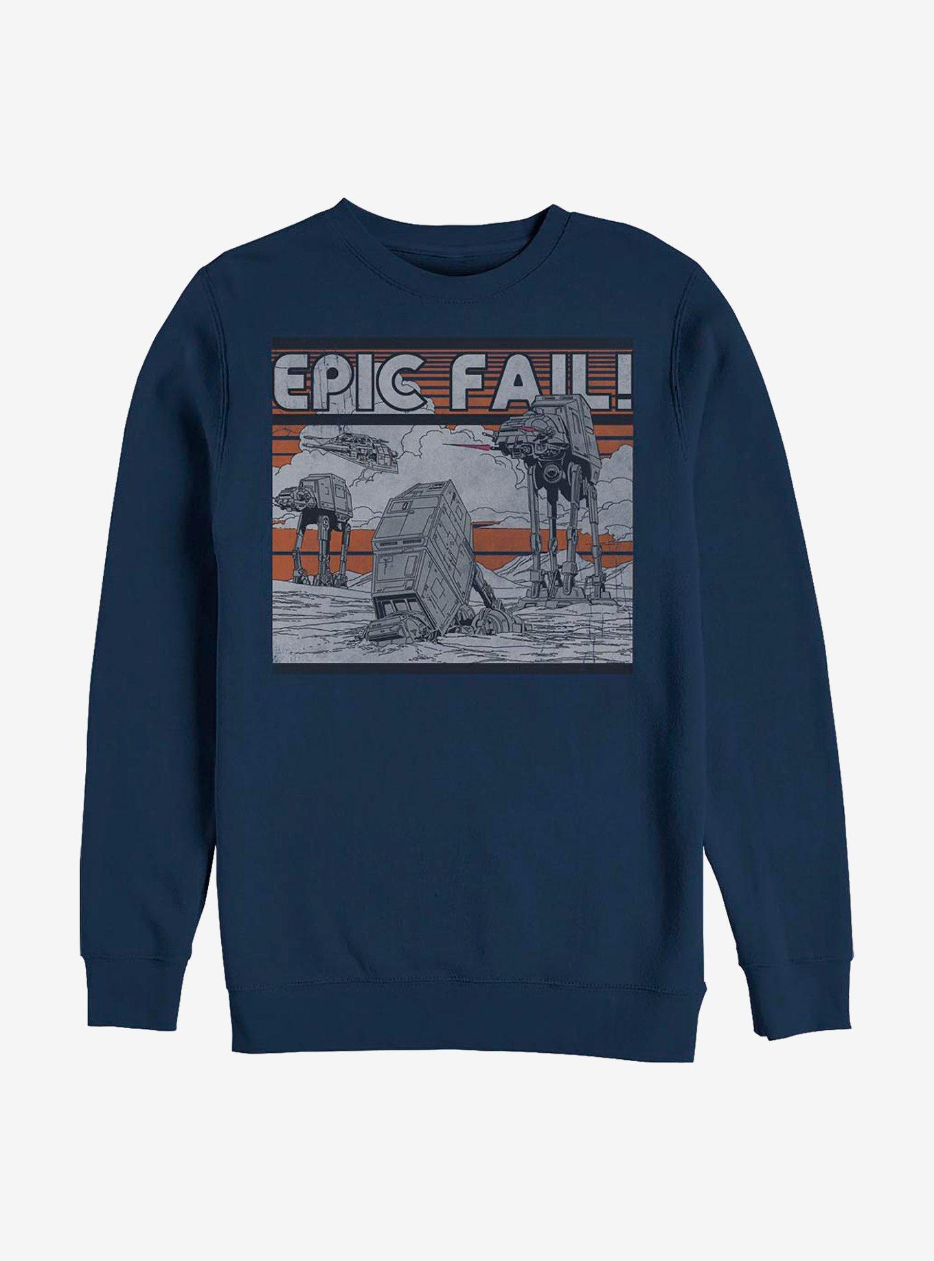 Star Wars Epic Fail Crew Sweatshirt, NAVY, hi-res