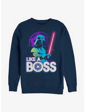Star Wars Like A Boss Vader Crew Sweatshirt, , hi-res