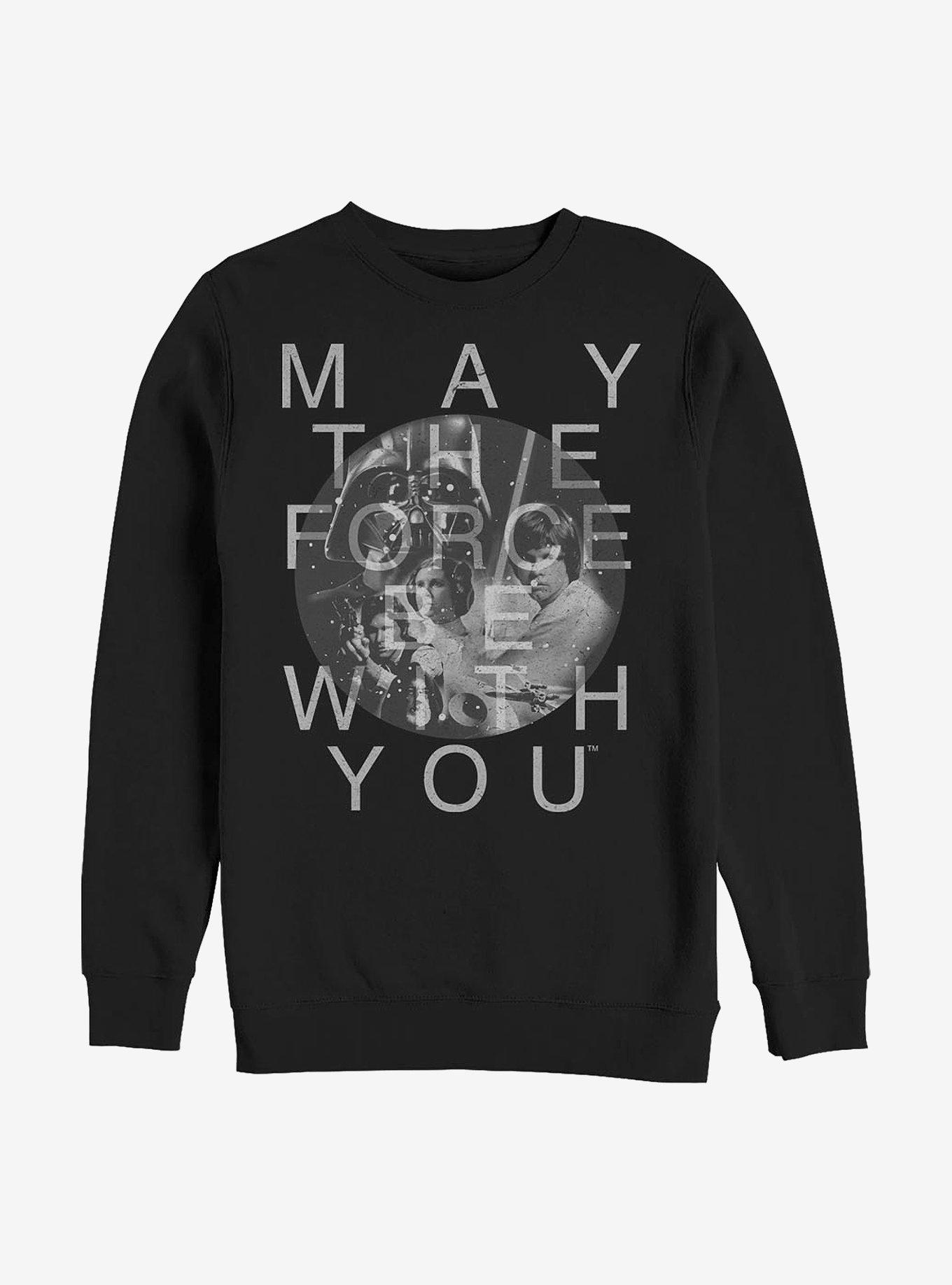 Star Wars May The Force Crew Sweatshirt, , hi-res