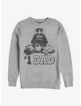 Star Wars Number One Dad Vader Crew Sweatshirt, , hi-res