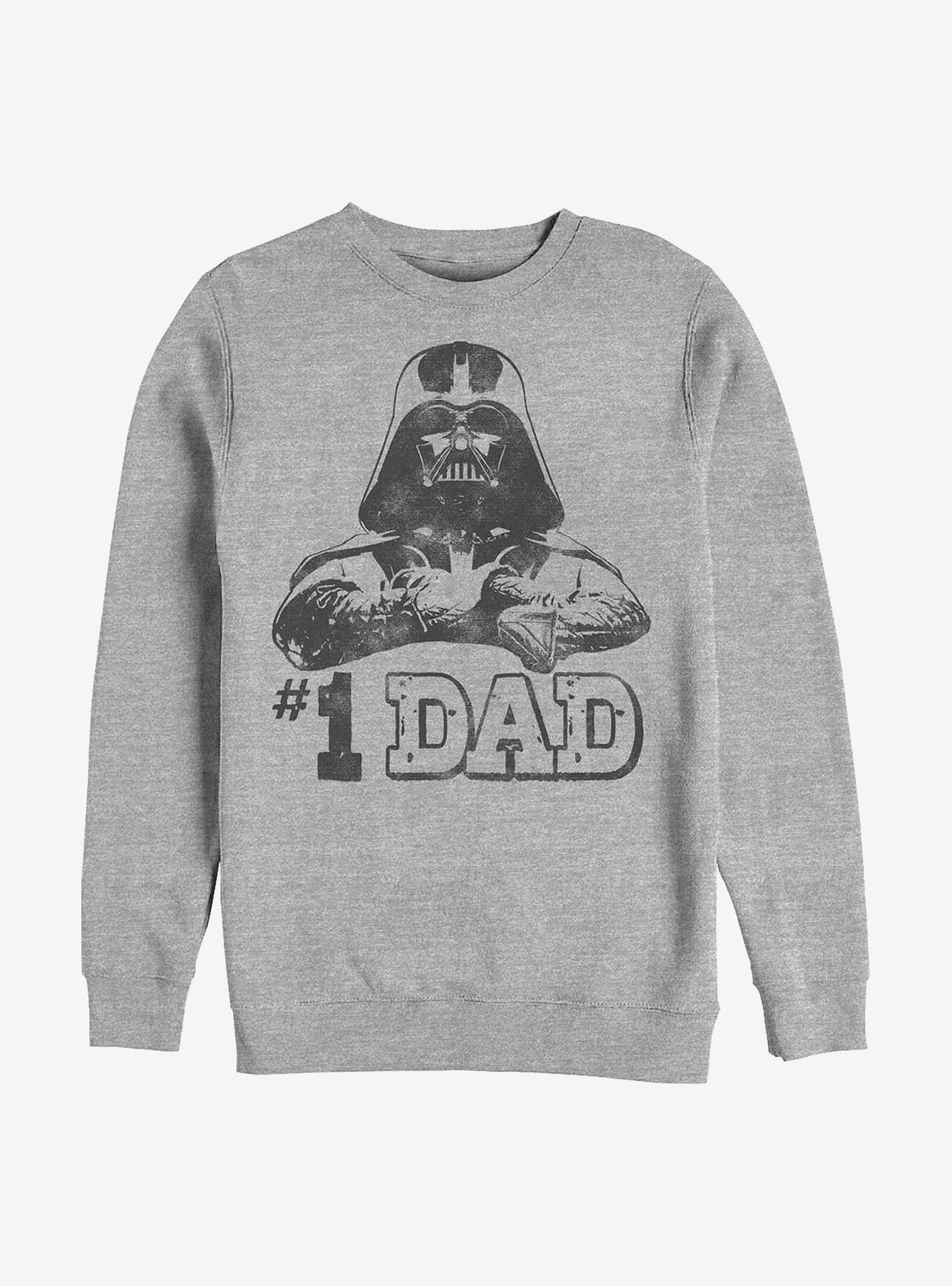 Star Wars Number One Dad Vader Crew Sweatshirt, , hi-res