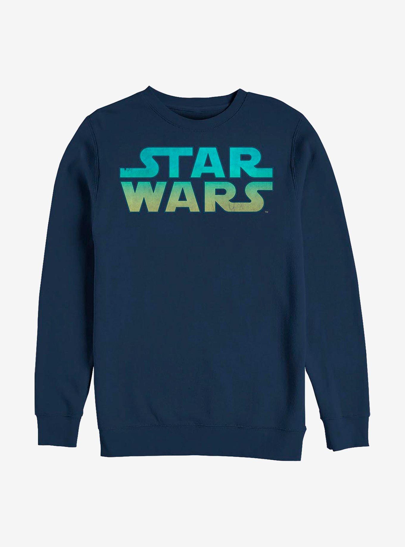 Star Wars Simple Gradient Crew Sweatshirt, NAVY, hi-res