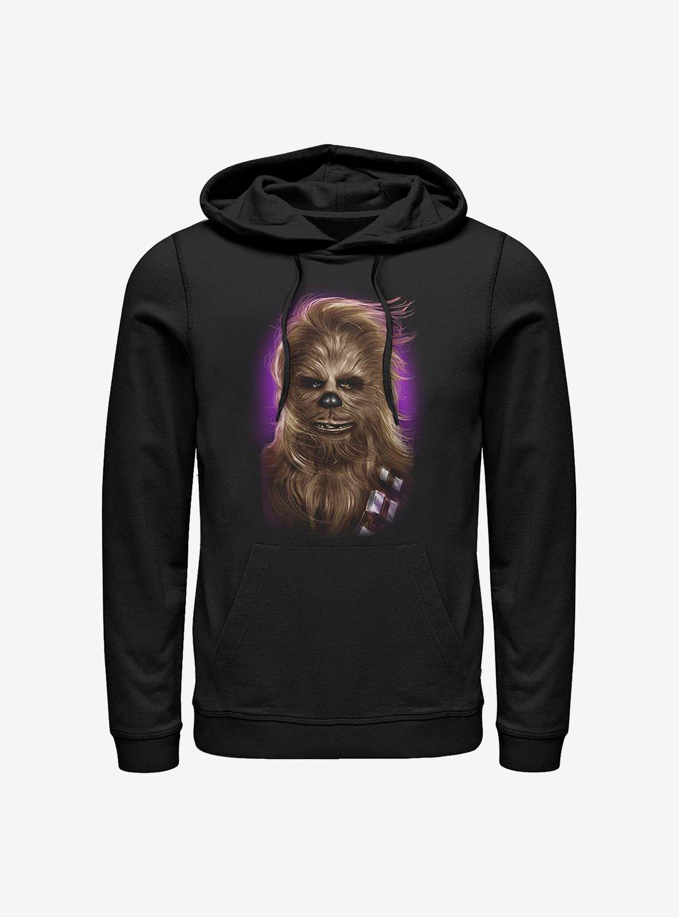 Star Wars Wind In Hair Wookie Hoodie, BLACK, hi-res