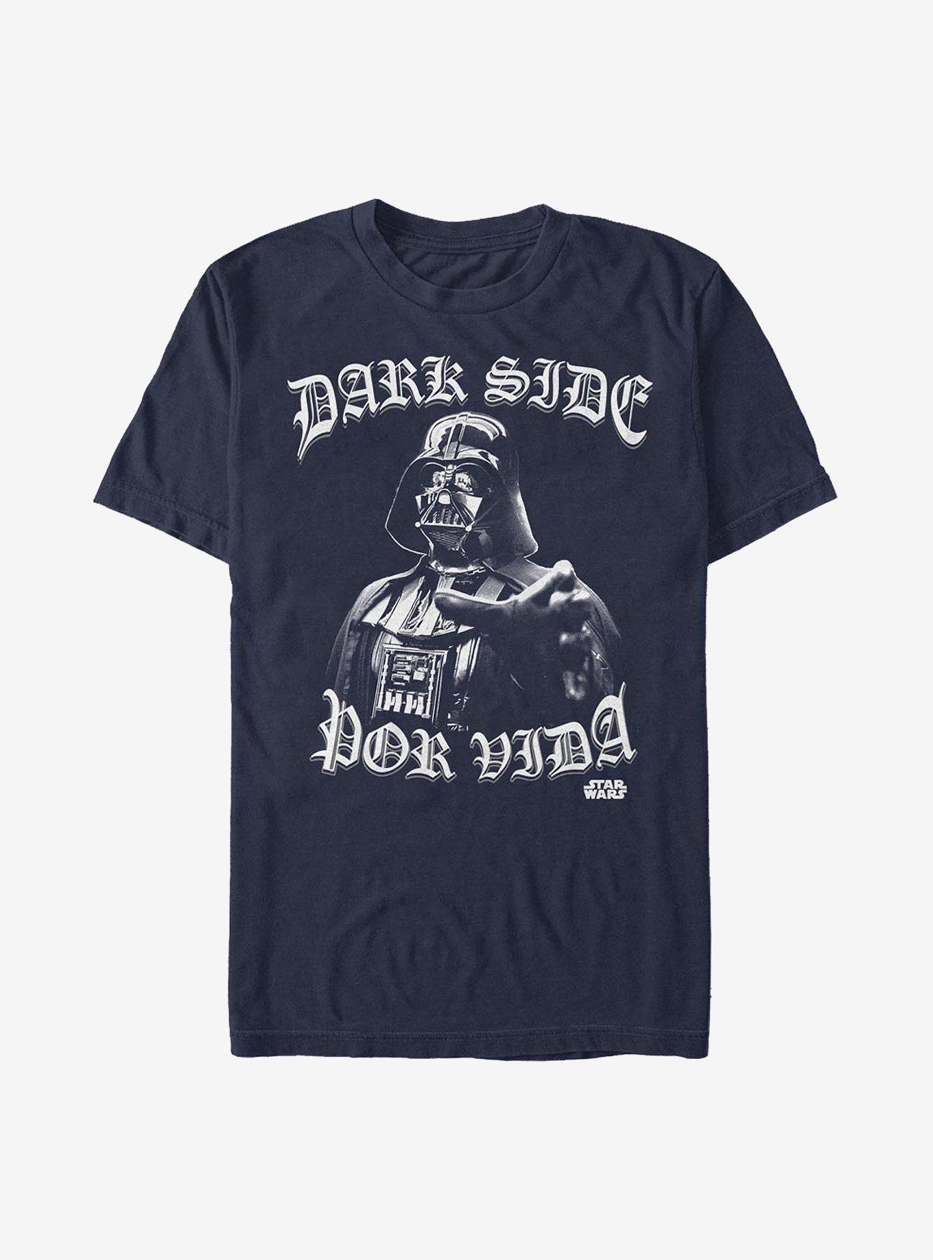 Star Wars Dark Side Por Vida T-Shirt, NAVY, hi-res