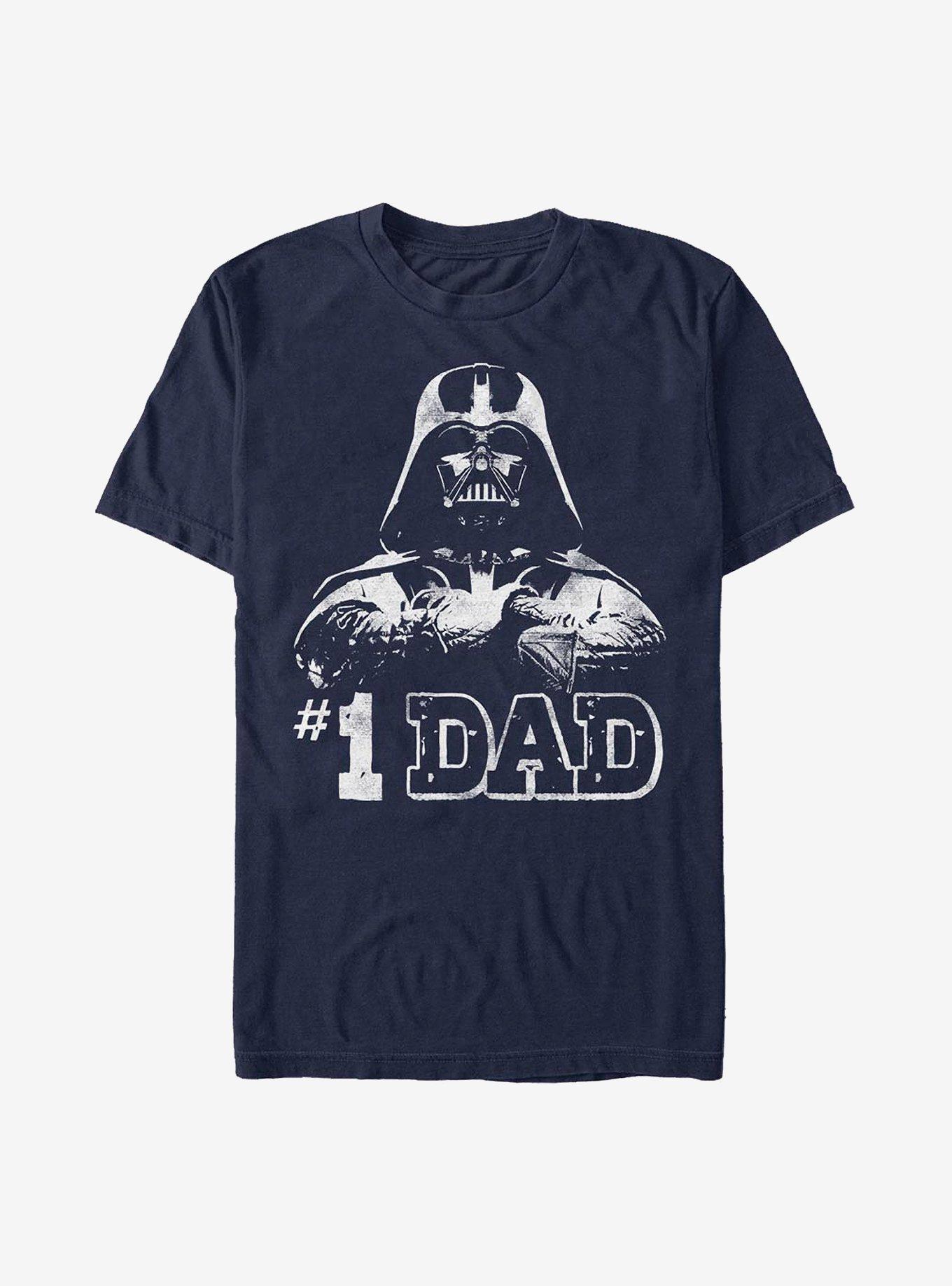 Star Wars Number One Dad Vader T-Shirt, NAVY, hi-res