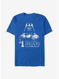 Star Wars Number One Dad Vader T-Shirt, ROYAL, hi-res