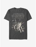 Star Wars Poster T-Shirt, CHARCOAL, hi-res
