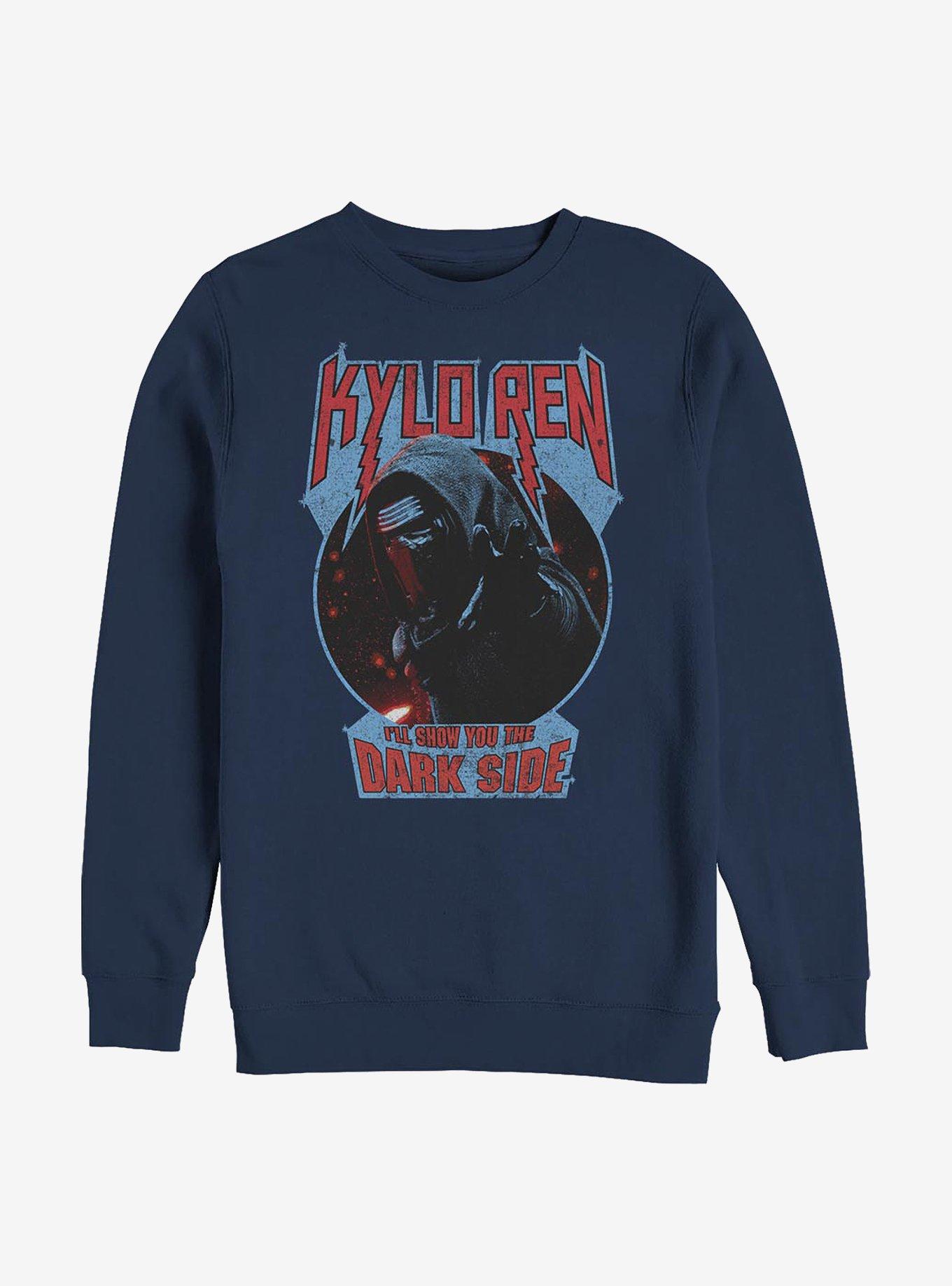 Star Wars: The Force Awakens Show Your Dark Side Crew Sweatshirt, NAVY, hi-res