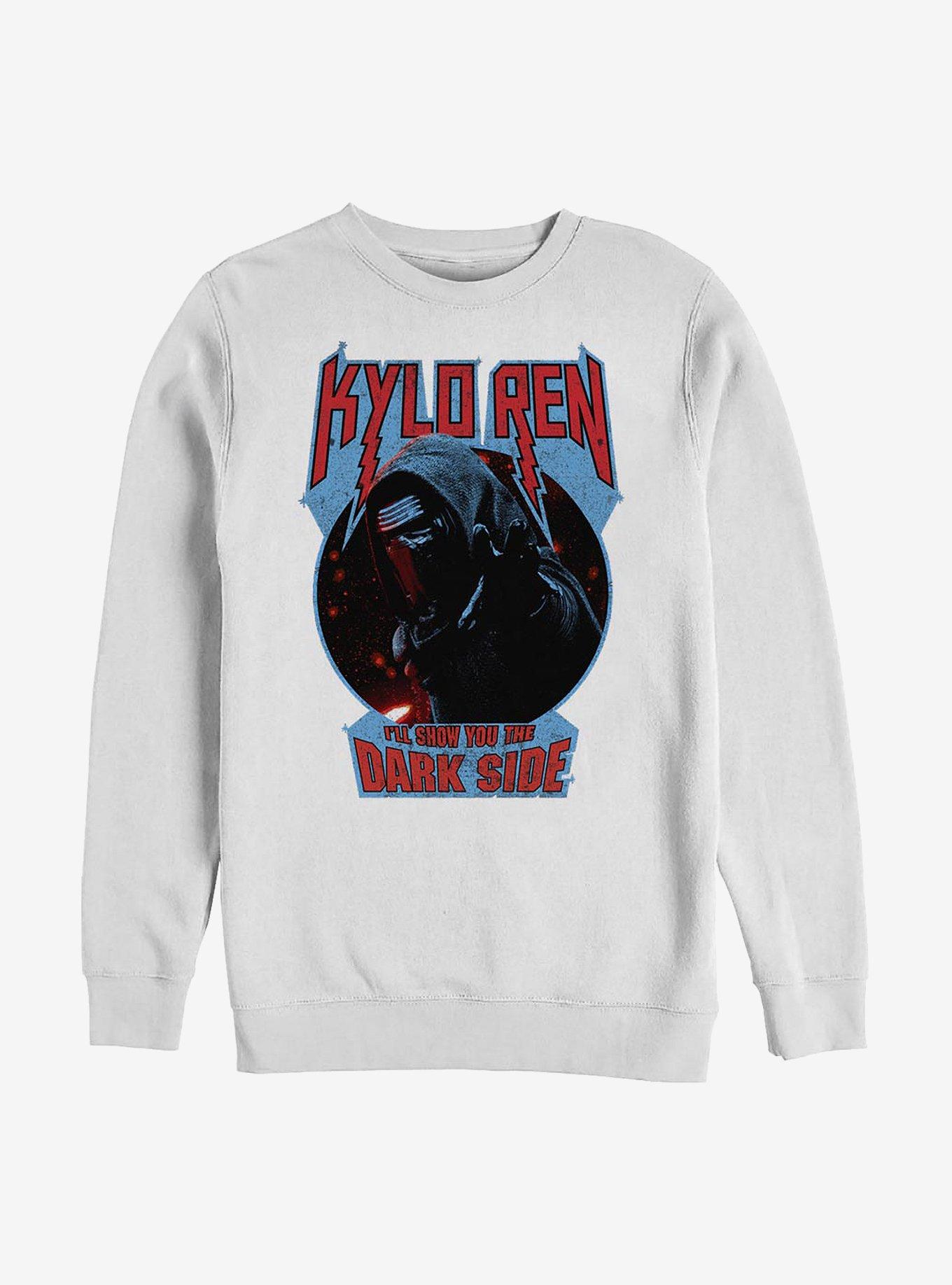 Star Wars: The Force Awakens Show Your Dark Side Crew Sweatshirt, WHITE, hi-res