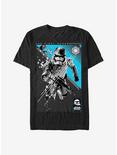 Star Wars: The Force Awakens Polygon Trooper T-Shirt, BLACK, hi-res