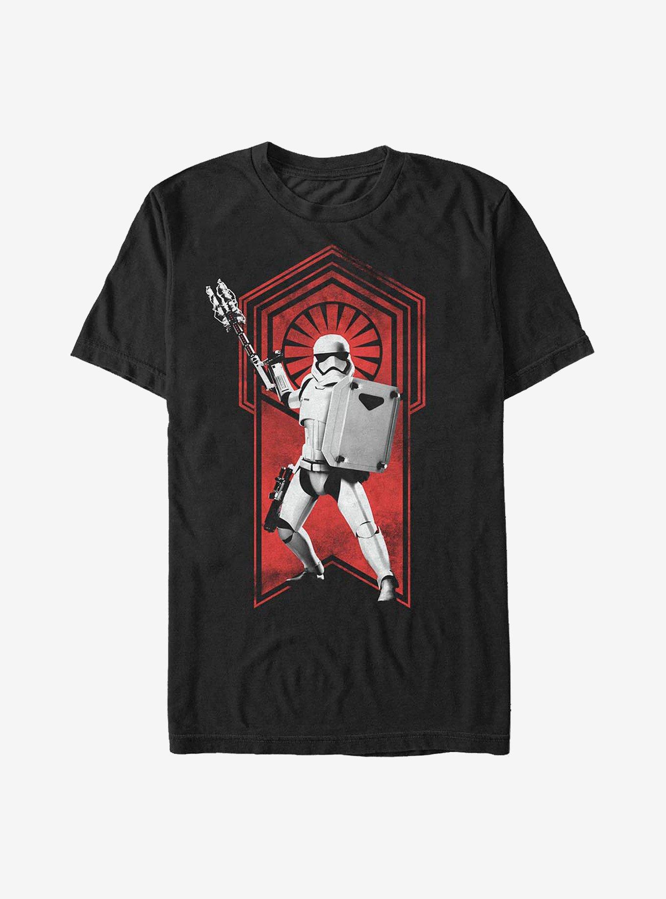 Star Wars: The Force Awakens Stormtrooper Flag T-Shirt, BLACK, hi-res