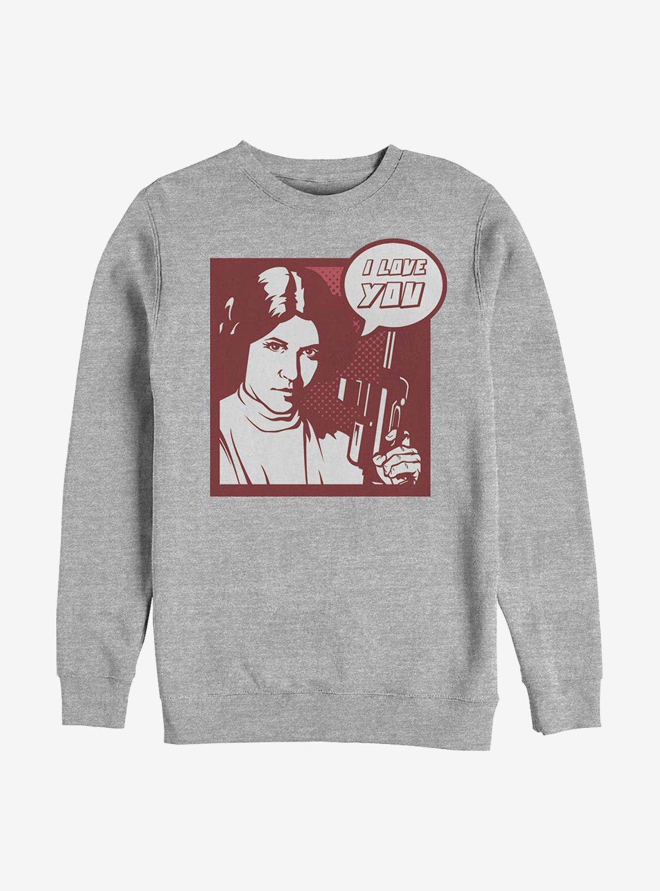 Star Wars Pop Leia Crew Sweatshirt, , hi-res