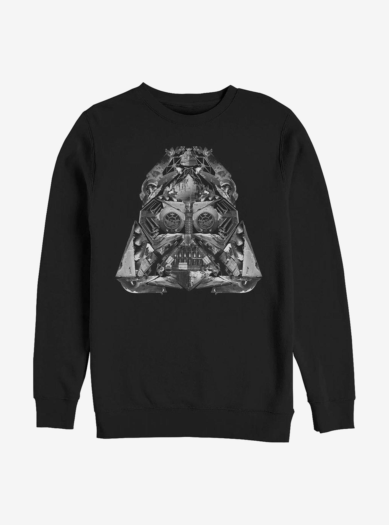 Star Wars Starfighter Vader Helmet Crew Sweatshirt, , hi-res