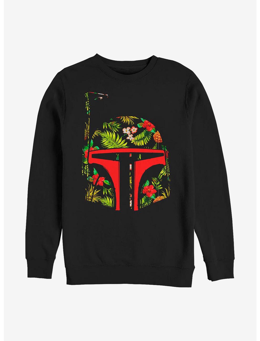 Star Wars Tropical Boba Crew Sweatshirt, BLACK, hi-res