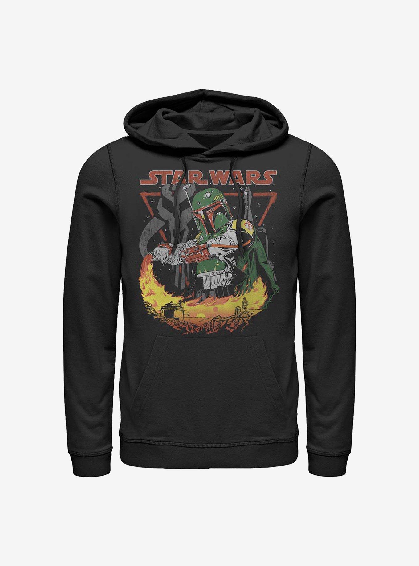 Star Wars Boba Burns Hoodie