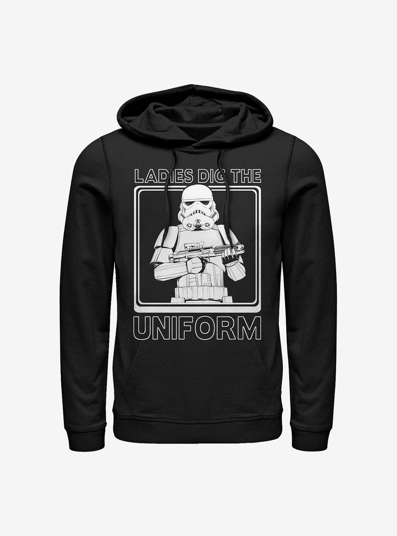 Star Wars Ladies Dig The Uniform Hoodie, BLACK, hi-res