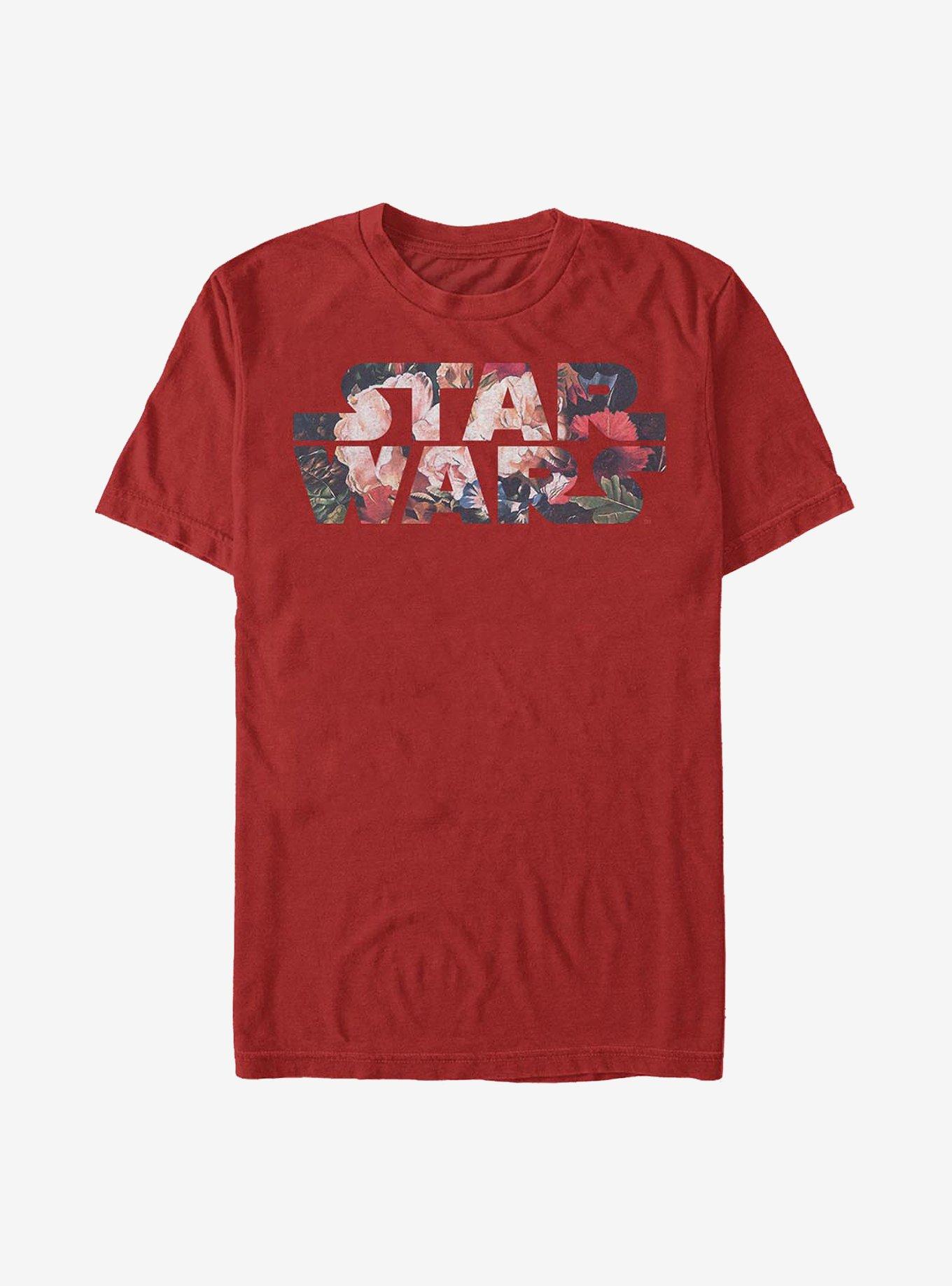 Star Wars Antique Flowers T-Shirt, RED, hi-res