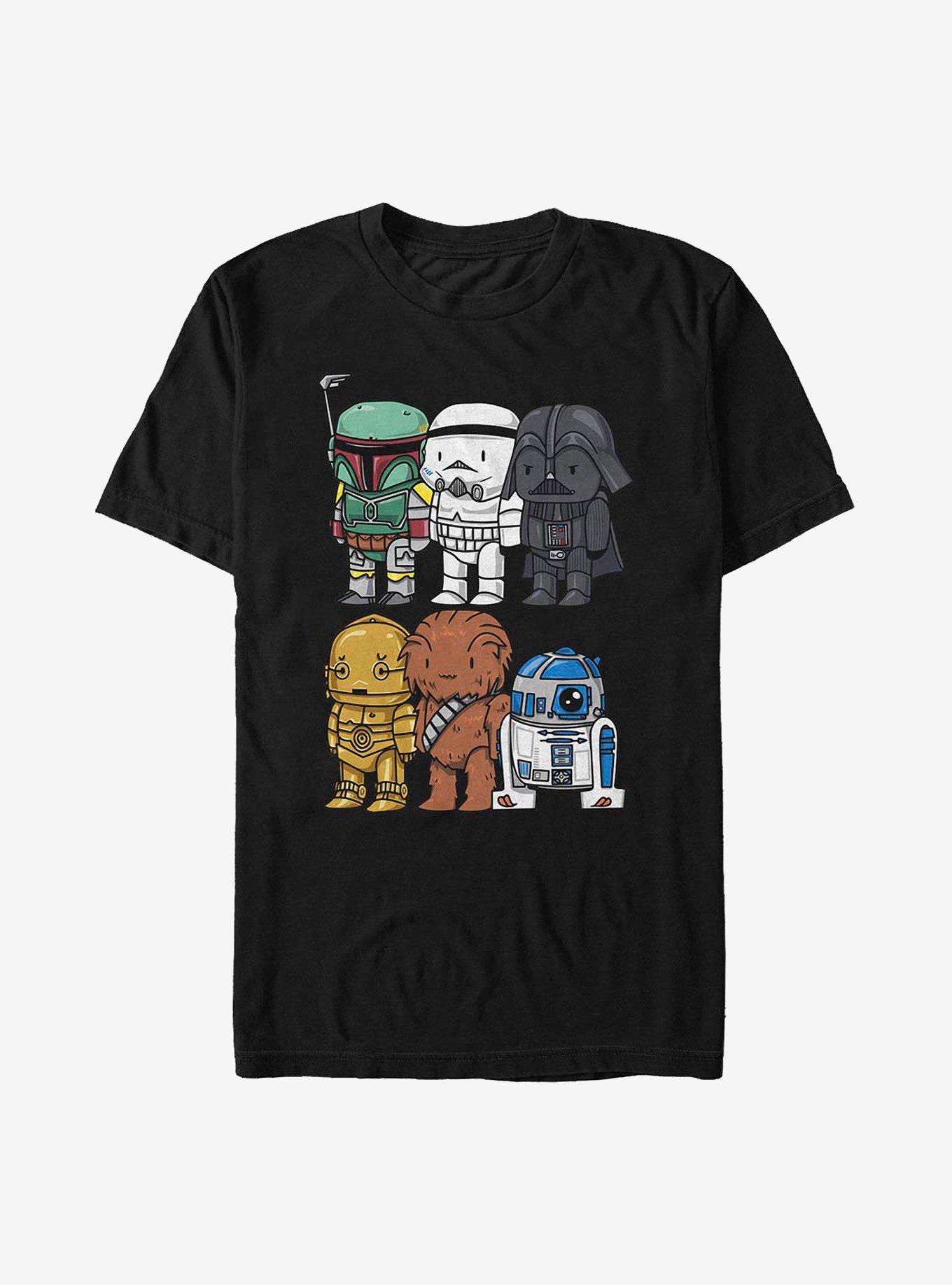 Star Wars Cute Wars T-Shirt, BLACK, hi-res