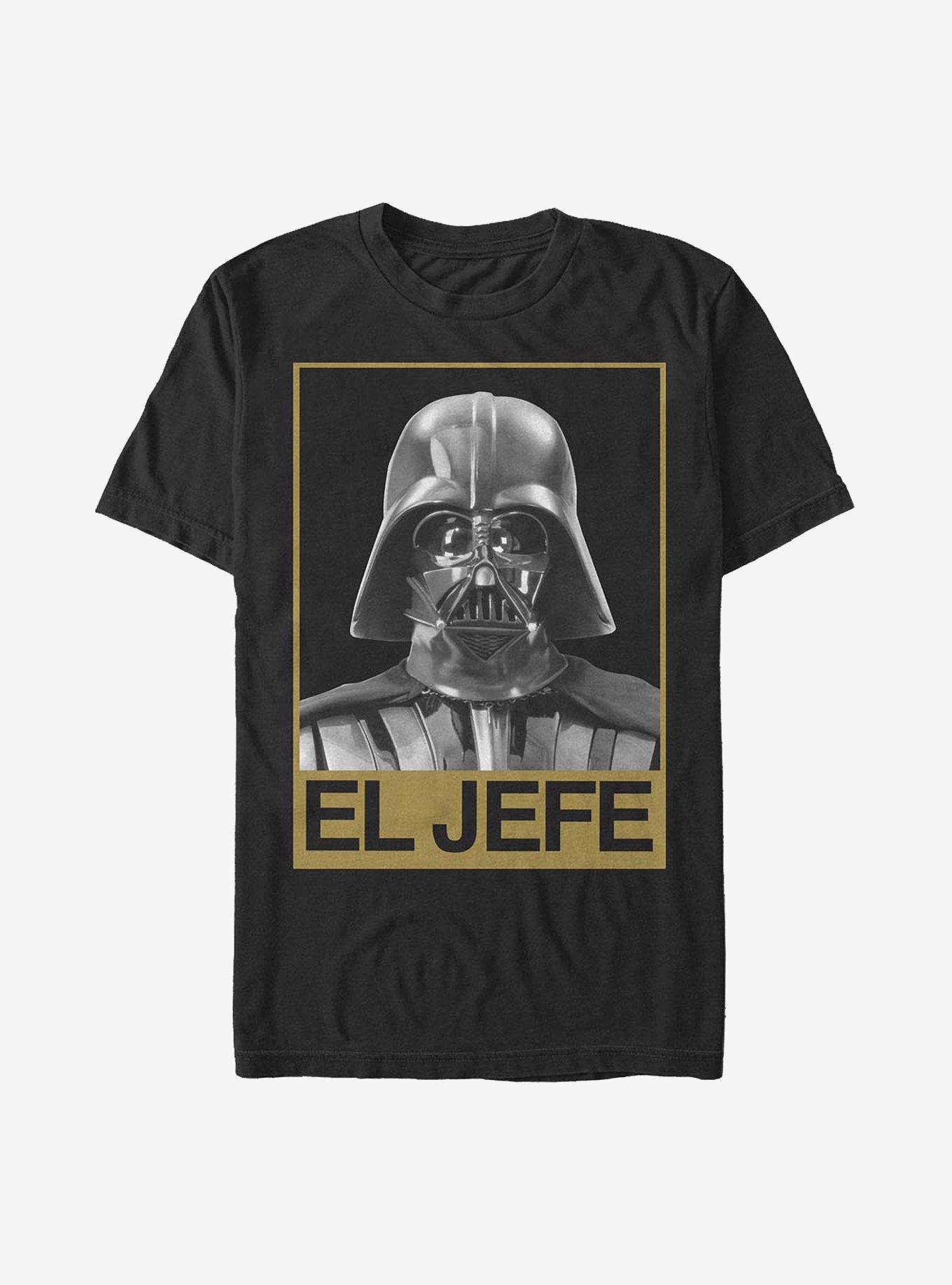 Star Wars El Jefe Vader T-Shirt, BLACK, hi-res