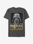 Star Wars El Jefe Vader T-Shirt, CHARCOAL, hi-res