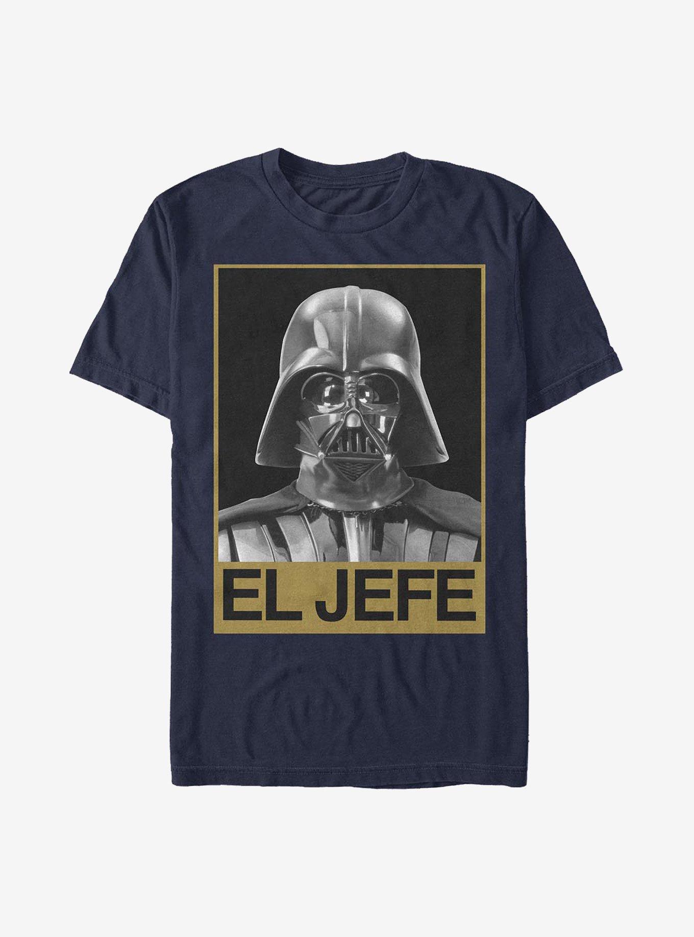 Star Wars El Jefe Vader T-Shirt, NAVY, hi-res