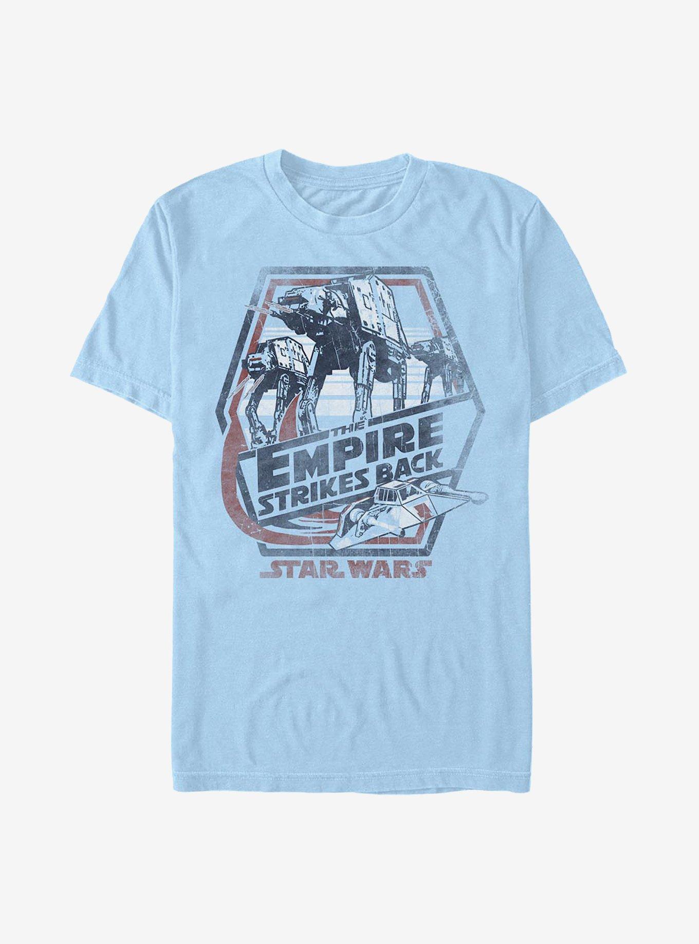 Star Wars Empire Strikes Back AT-AT T-Shirt, LT BLUE, hi-res
