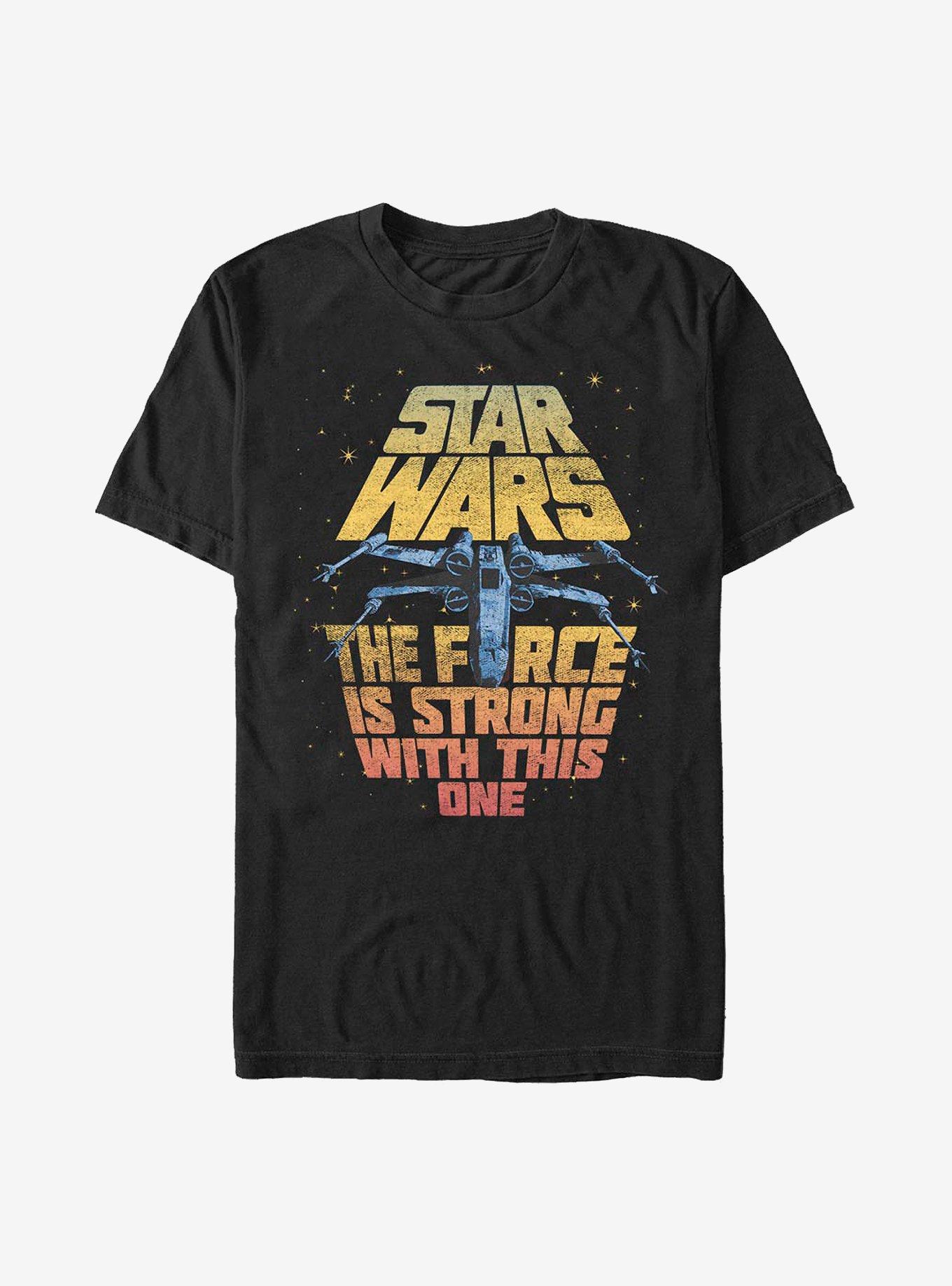Star Wars Force Is Strong T-Shirt, BLACK, hi-res