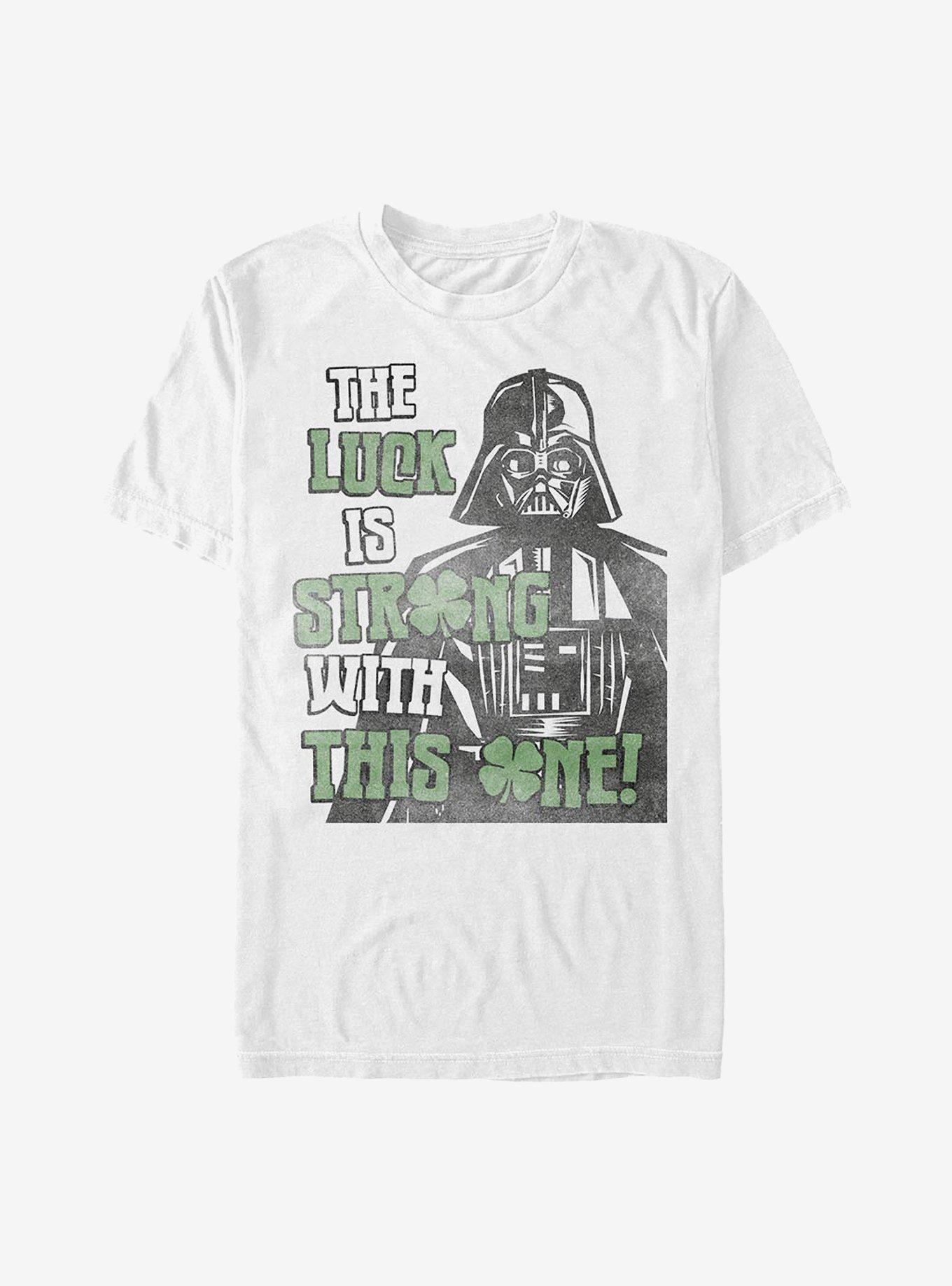 Star Wars Luck Is Strong T-Shirt, WHITE, hi-res