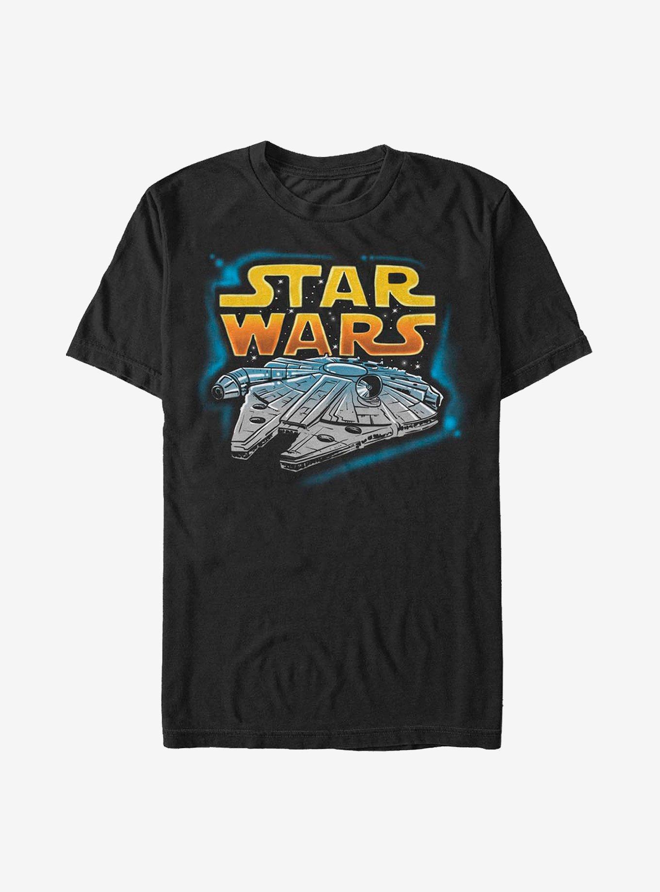 Star Wars Millennium Falcon T-Shirt, BLACK, hi-res