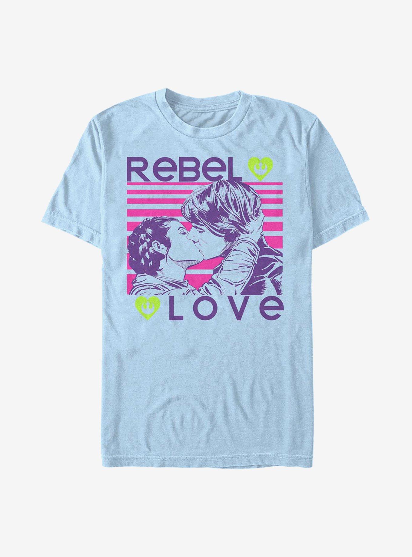 Star Wars Rebel Love T-Shirt, LT BLUE, hi-res