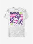 Star Wars Rebel Love T-Shirt, WHITE, hi-res